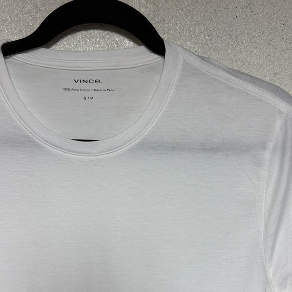 Vince Classic White Short Sleeve Tee - Picture 4 of 7